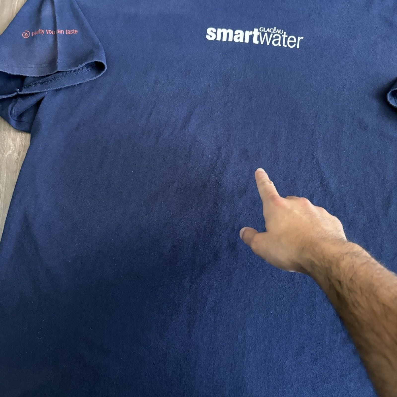 Vintage Vintage Smart Water Promo T-Shirt Men's Size XL Blue Size US XL / EU 56 / 4 - 7 Thumbnail