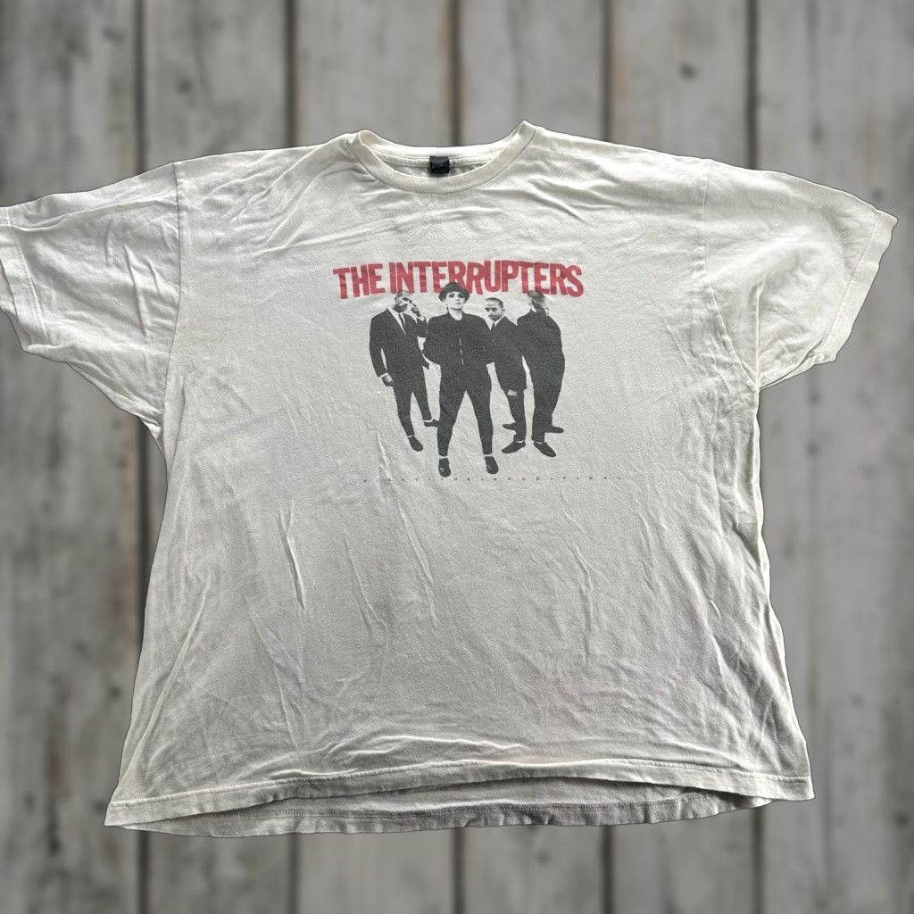 Tultex The Interrupters Shirt Mens 2XL White Band Ska Punk Tee Fight The Good Fight Size US XXL / EU 58 / 5 - 1 Thumbnail