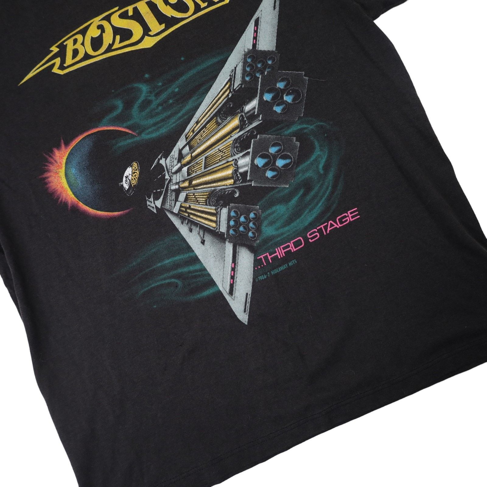 Band Tees × Vintage Vintage 80s Boston Third Stage Album Graphic T Shirt Size US L / EU 52-54 / 3 - 3 Thumbnail