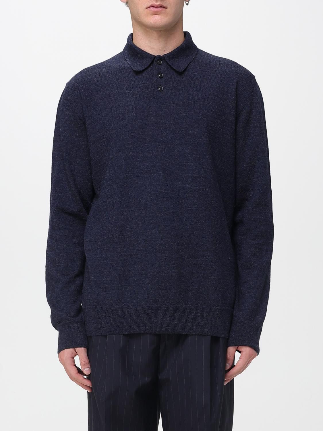 Maison Margiela Polo Shirt Men Blue