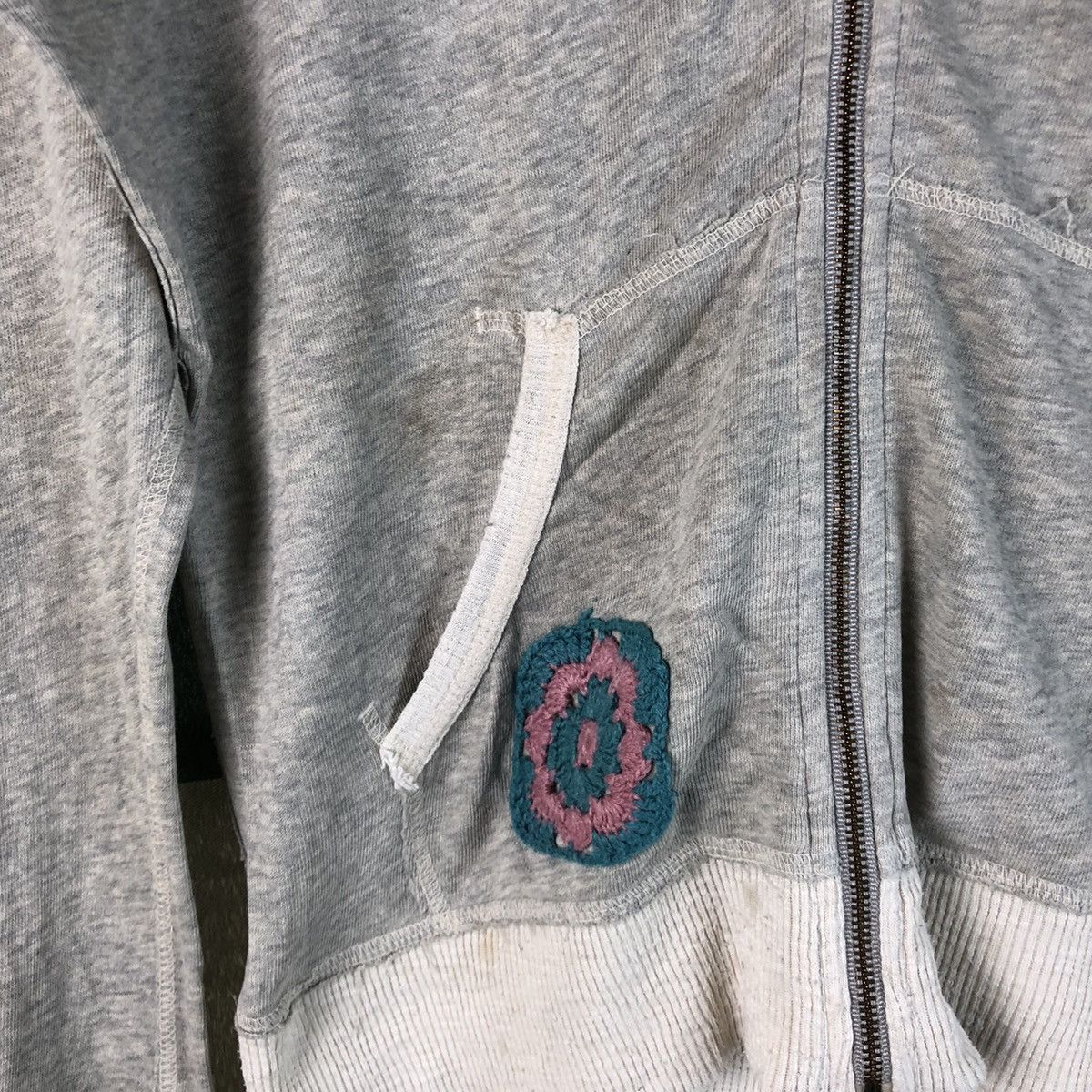 Japanese Brand Unica union made Grey Hoodie #7470 Size M / US 6-8 / IT 42-44 - 5 Thumbnail