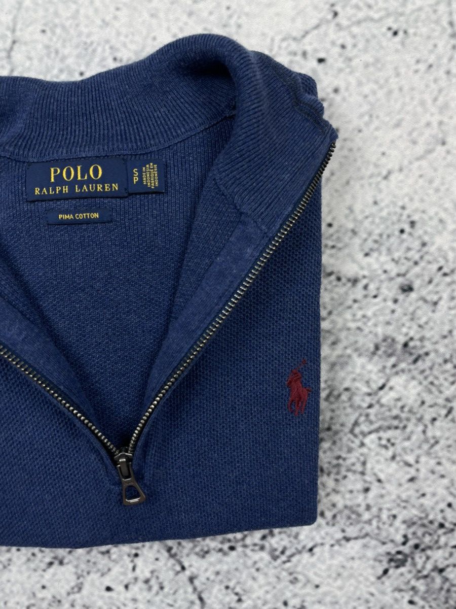 Polo Ralph Lauren Polo Ralph Lauren (Men’s) S Quarter Zip Sweater Navy Size US S / EU 44-46 / 1 - 1 Thumbnail
