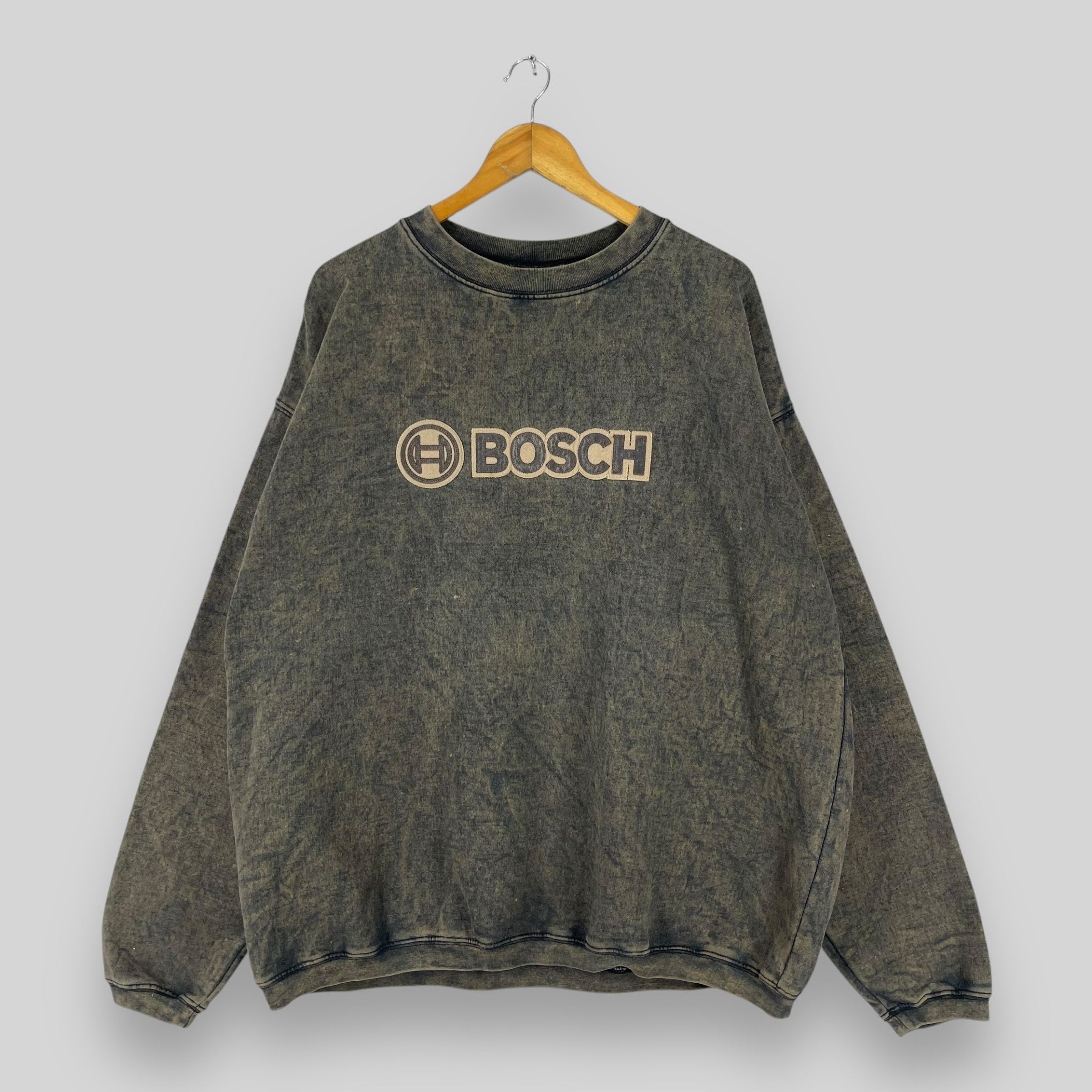 Vintage Vintage BOSCH Engineering Spell Out Distressed Sweatshirt Size US XL / EU 56 / 4 - 1 Thumbnail