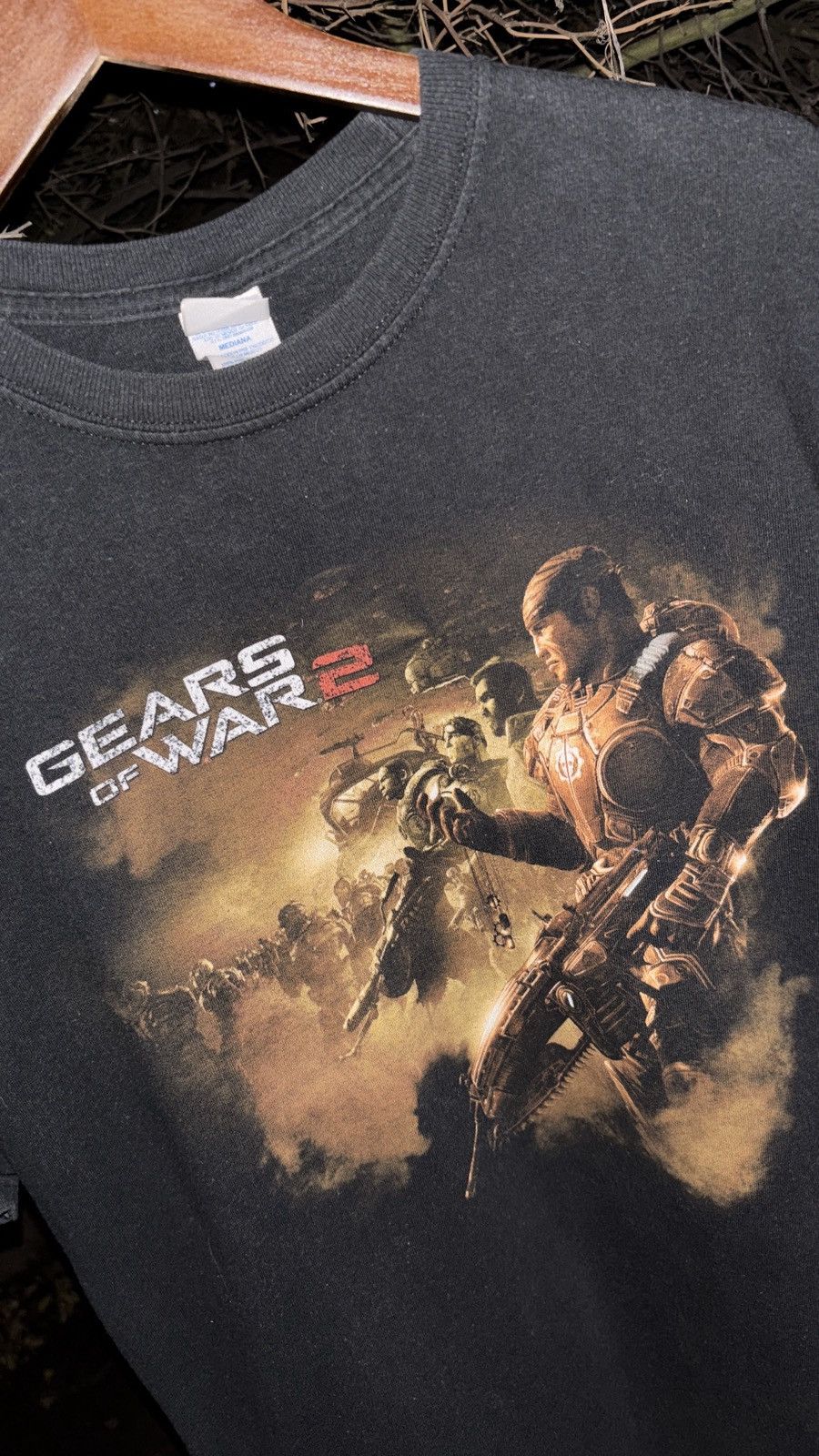 Vintage ⚙️GEARS OF WAR 2 PROMO TEE⚙️ Size US L / EU 52-54 / 3 - 2 Thumbnail