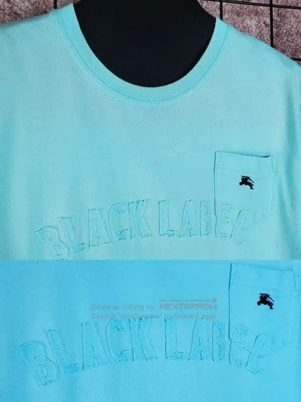 Burberry Burberry Summer Blue Cotton Short Sleeve T. Size US M / EU 48-50 / 2 - 3 Thumbnail