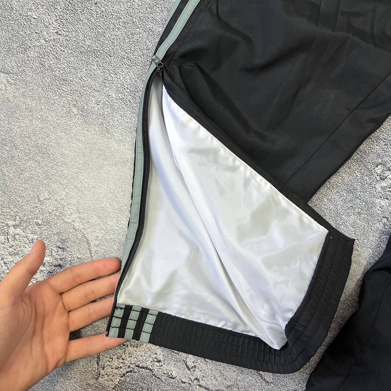 Adidas Vintage 90s Adidas Nylon Windbreaker Track Pants Men's Size US 35 - 14 Thumbnail