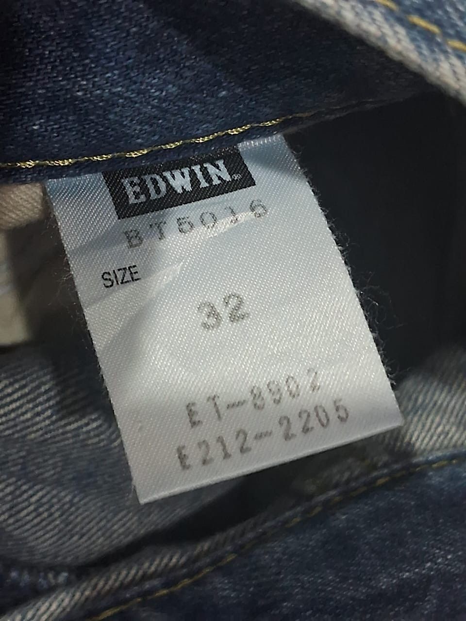 Edwin × Japanese Brand Rare 💥 Distressed Edwin Jeans Size US 34 / EU 50 - 9 Thumbnail