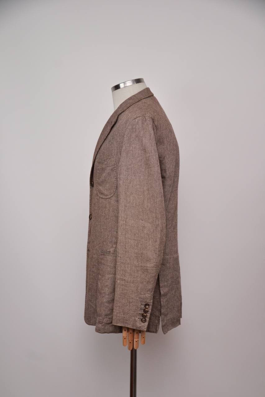 Fay FAY Linen Cotton blazer jacket Size 54R - 3 Thumbnail
