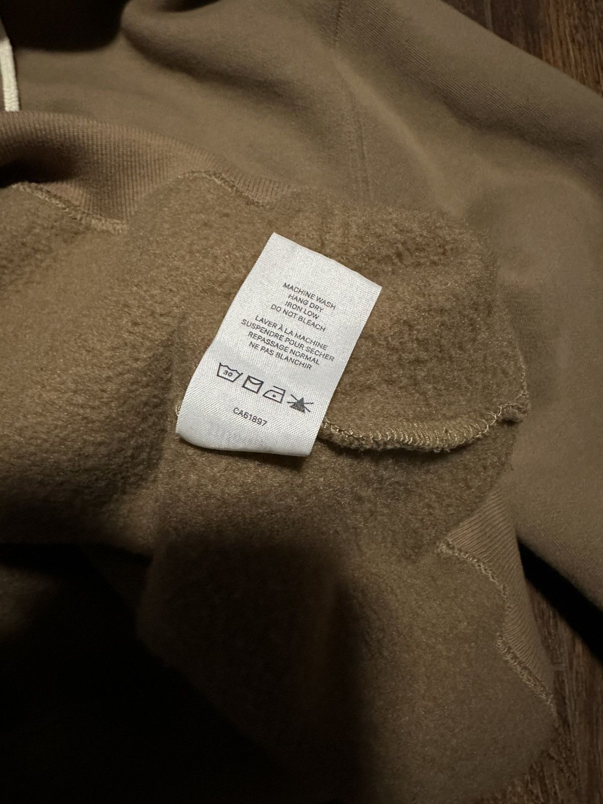 JJJJound JJJJound J/90 Brown Hoodie in Medium Size US M / EU 48-50 / 2 - 7 Thumbnail