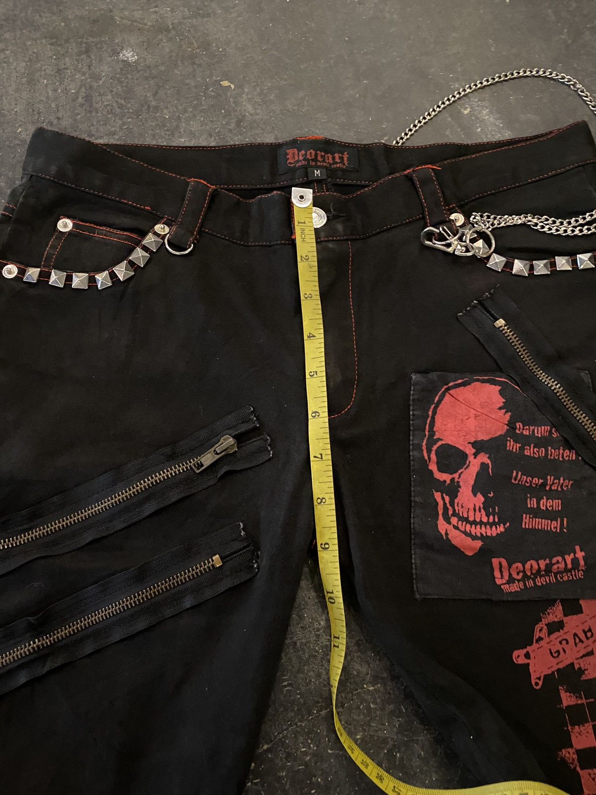 14th Addiction × If Six Was Nine × Le Grande Bleu (L.G.B.) Y2k Deorart Bondage punk ifsixwasnine lgb pants Size US 31 - 13 Thumbnail