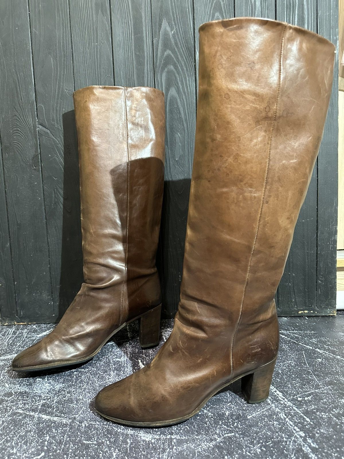 Maison Margiela Maison Margiela Vintage Leather Boots Size 40 Size US 10 / IT 40 - 3 Thumbnail