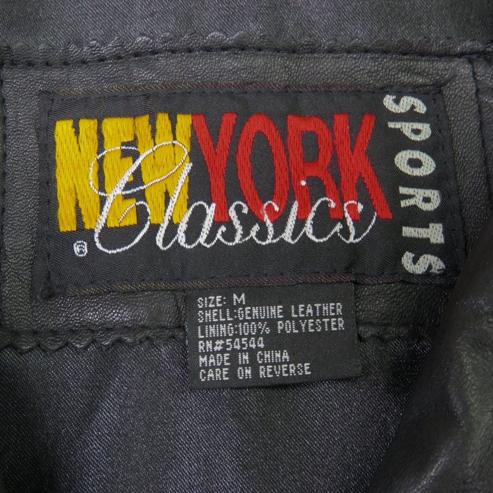 Vintage 90s Vintage Black Vintage Leather Jacket Medium Biker Size M / US 6-8 / IT 42-44 - 7 Thumbnail