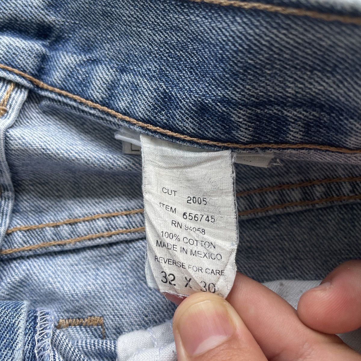 Kirkland Signature Vintage Kirkland Jeans Distressed Denim Pants Faded W32x30 Size US 32 / EU 48 - 7 Thumbnail