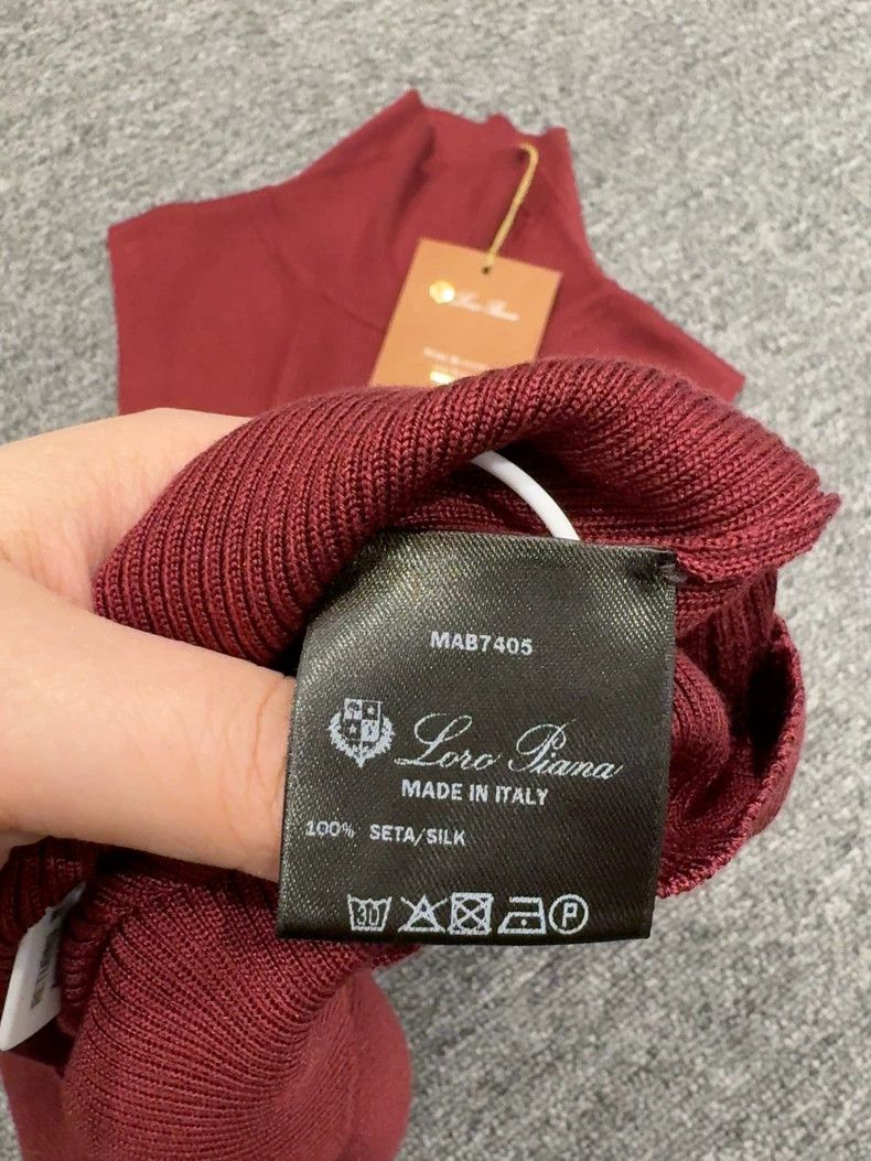 Loro Piana Loro piana High collar silk vest Size L / US 10 / IT 46 - 4 Thumbnail