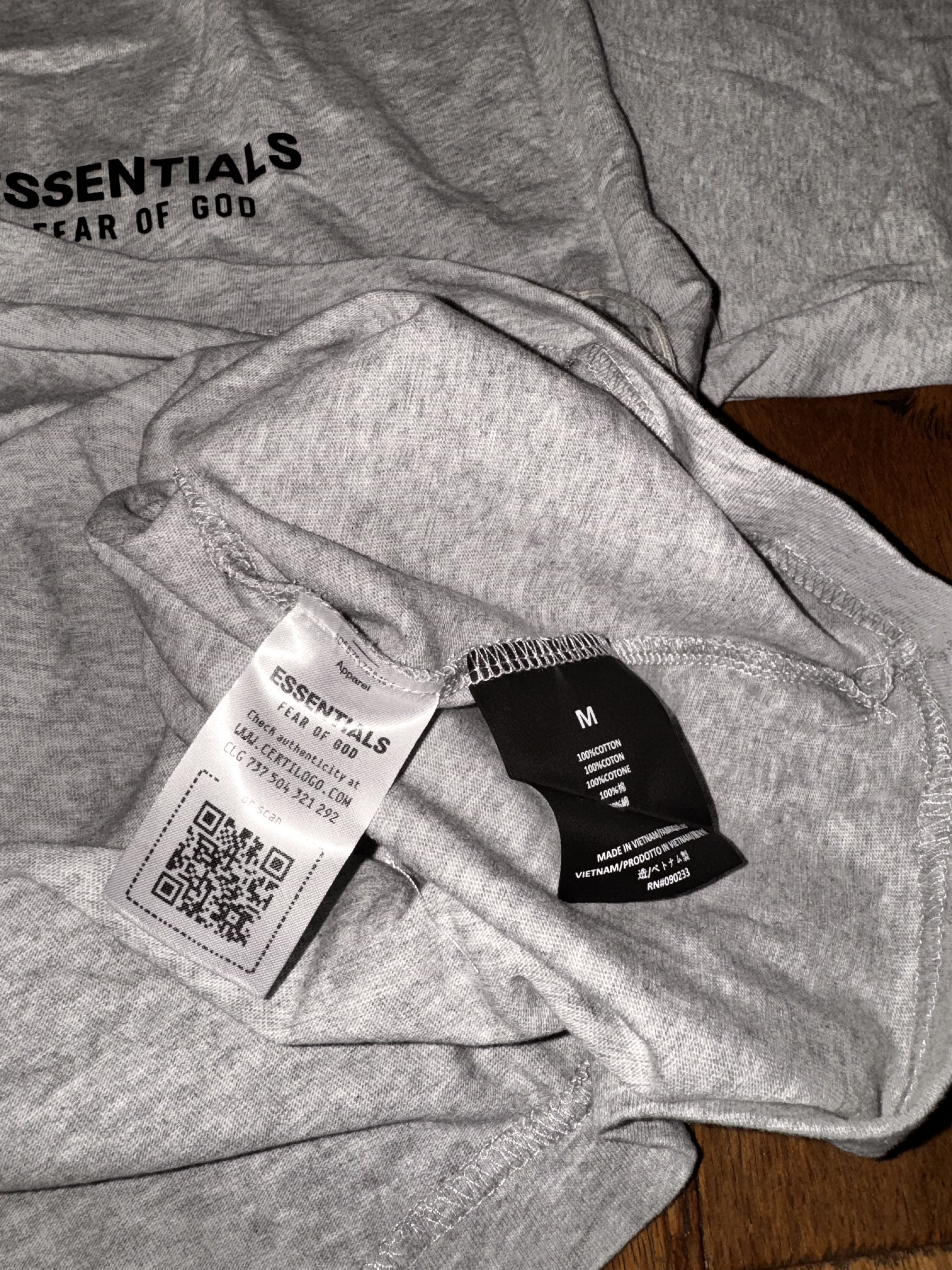 Essentials Essentials oversized T-shirt in Light Heather Size US M / EU 48-50 / 2 - 3 Thumbnail