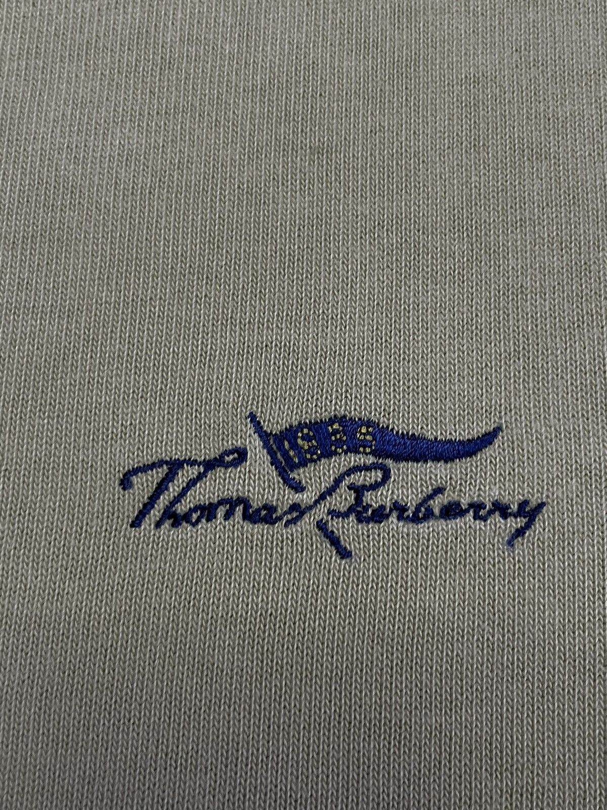 Burberry Vintage Thomas Burberry Sweatshirt Green 1990’s RARE Size US XL / EU 56 / 4 - 3 Thumbnail