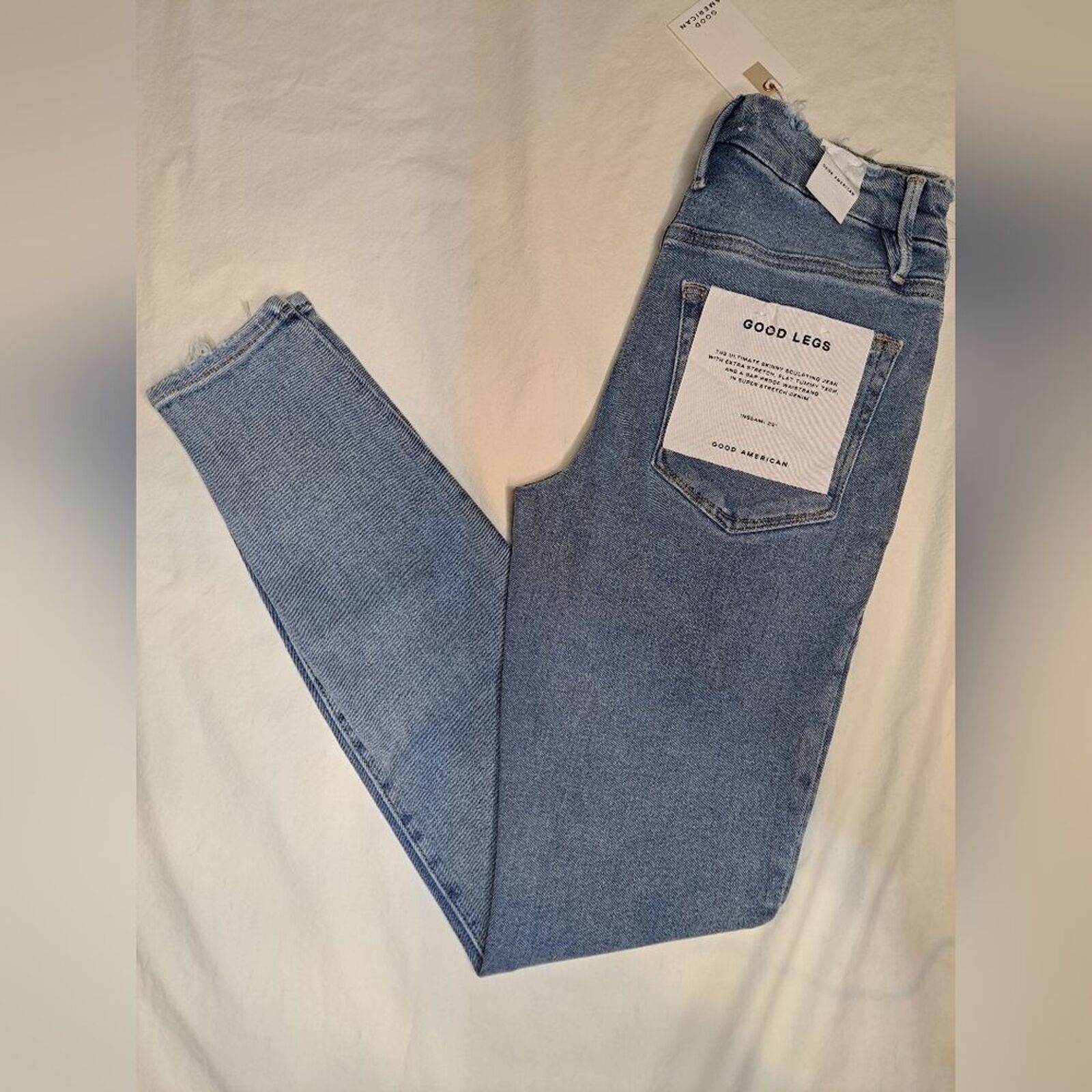 Good American Good American Good Legs Button Fly Jeans Womens sz 25 NWT Size 25" / US 0 / IT 36 - 5 Thumbnail