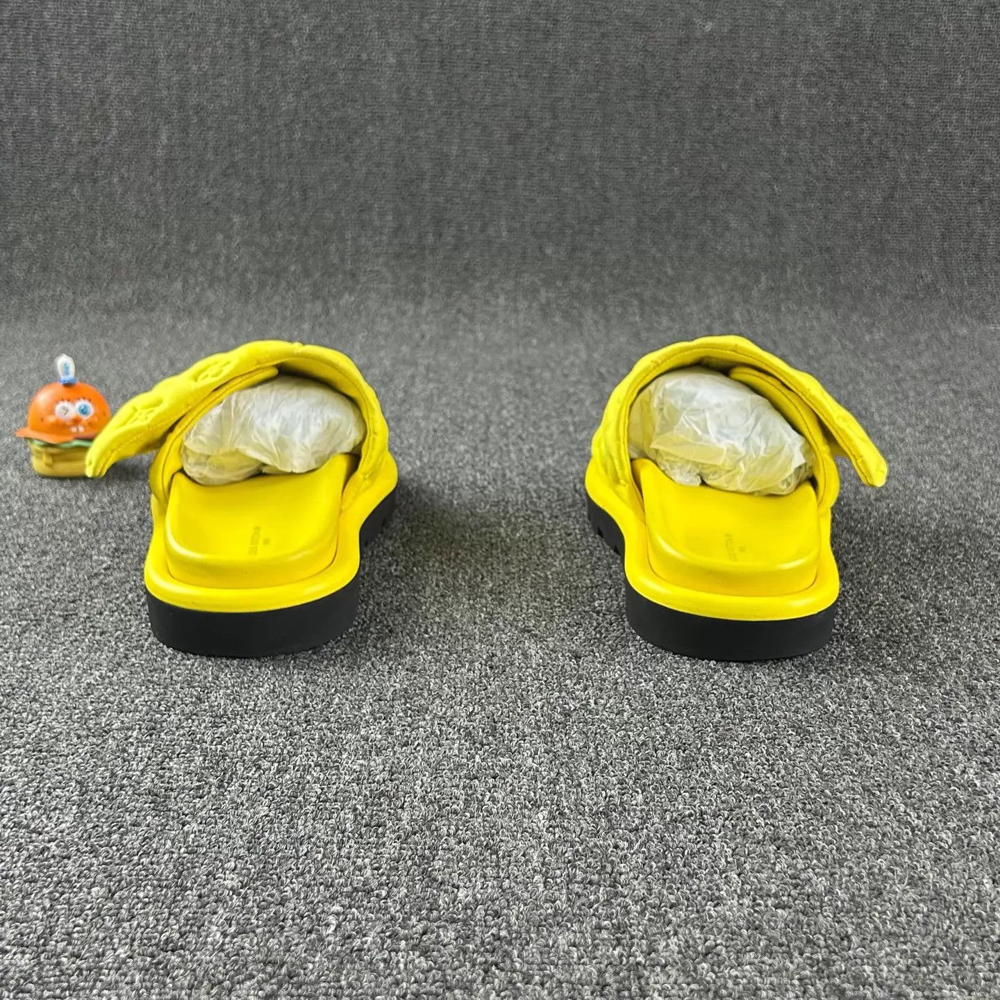 Louis Vuitton LV Yellow Embossed Monogram Slippers EU37 Size US 6.5 / IT 36.5 - 5 Thumbnail