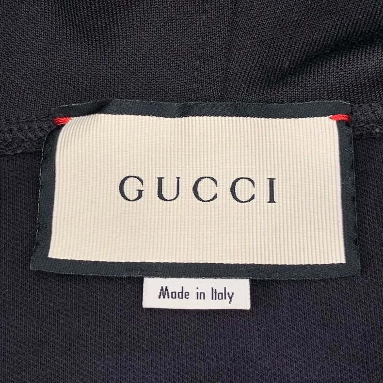 Gucci Gucci Black side logo detachable sleeve hooded sweatshirt 2 Size US XS / EU 42 / 0 - 6 Thumbnail