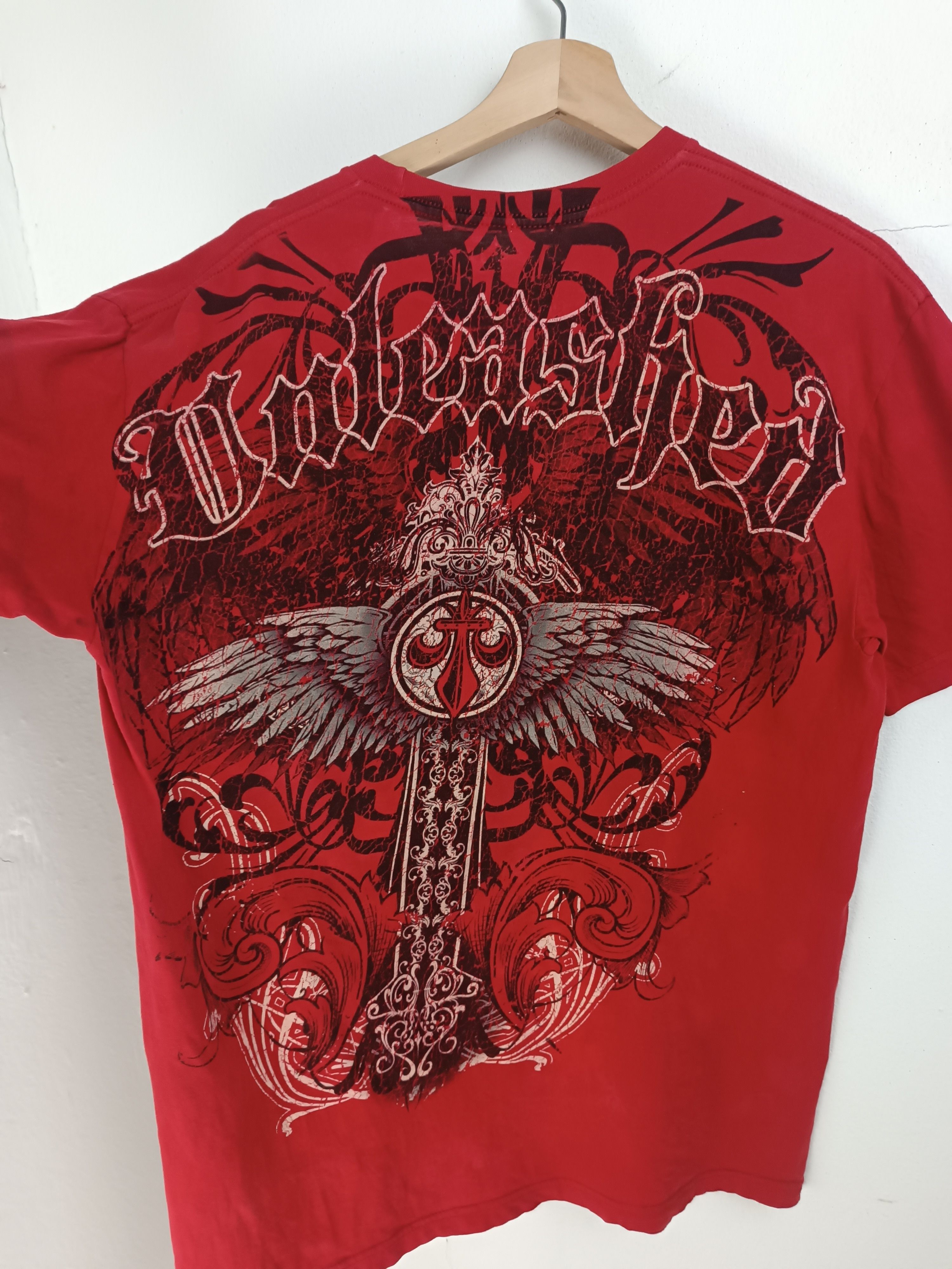Affliction VINTAGE Y2K CHEMISTRY CROSS AFFLICTION MMA SKULL TAPOUT LGB Size US L / EU 52-54 / 3 - 10 Thumbnail