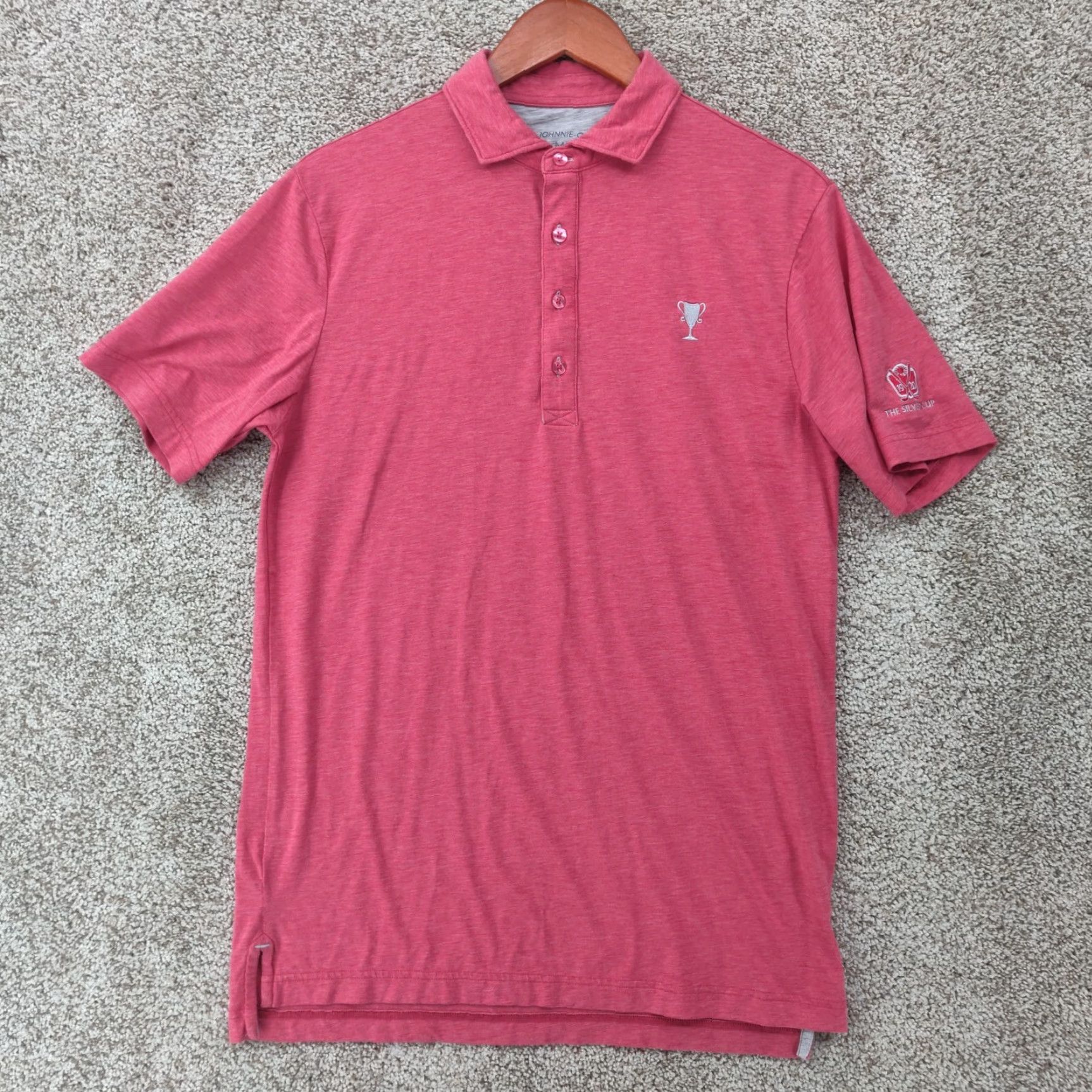 johnnie-O johnnie-O Polo Shirt Mens M Red Linxter Short Sleeve Logo Golf Size US M / EU 48-50 / 2 - 2 Thumbnail