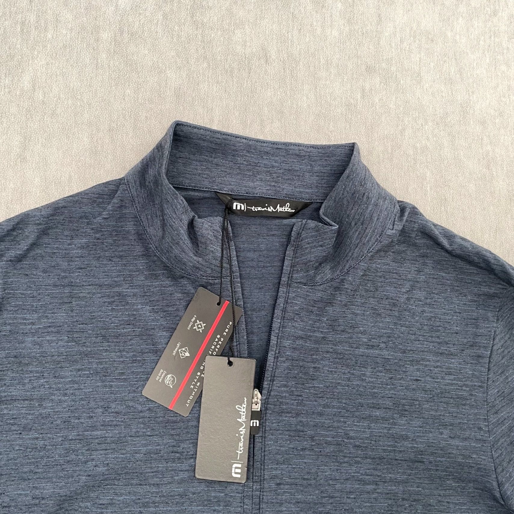 TravisMathew Travis Mathew Jacket Adult Small Blue Havasu 1/4 Zip Pullover Performance Golf Jacket Shirt Windbreaker Men S Blue 1/4 Zip Size US S / EU 44-46 / 1 - 2 Thumbnail