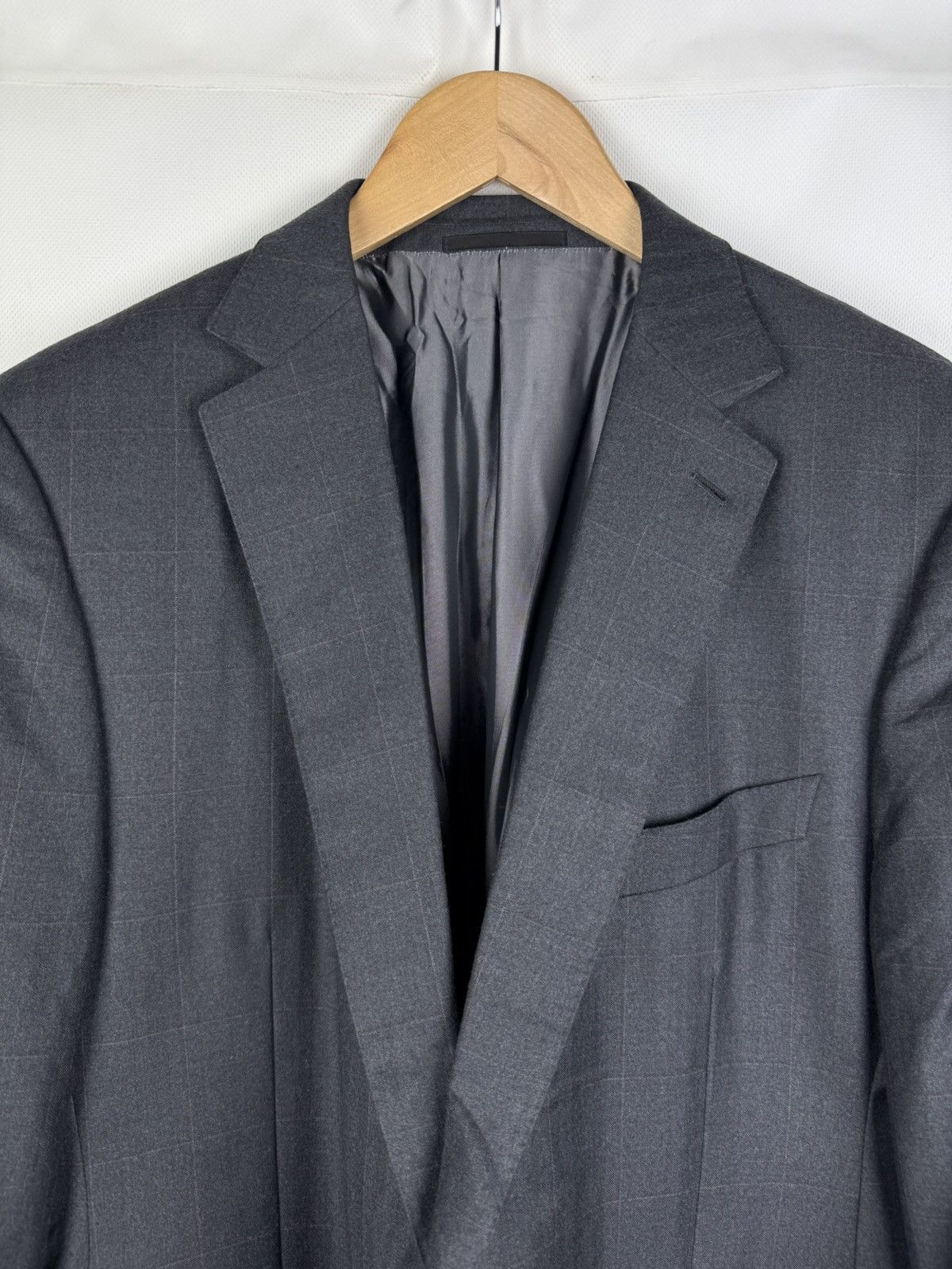 Ermenegildo Zegna Ermenegildo Zegna Mila Checked Wool Blazer Jacket Sportcoat Size 46R - 8 Thumbnail