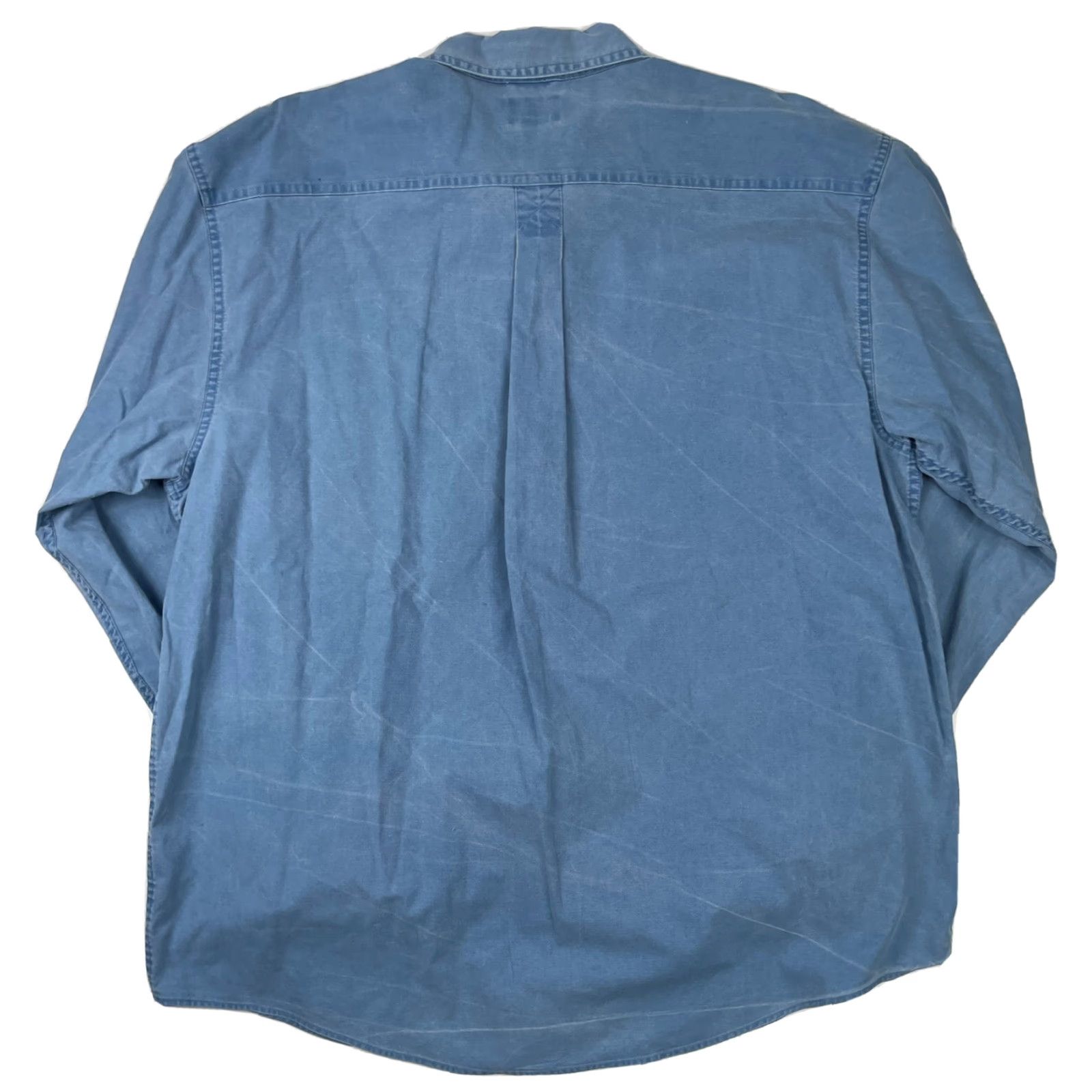Vintage VINTAGE L.L. Bean Cool Weave Long Sleeve Fishing Shirt XL Nantucket Blue Mens Size US XL / EU 56 / 4 - 3 Thumbnail