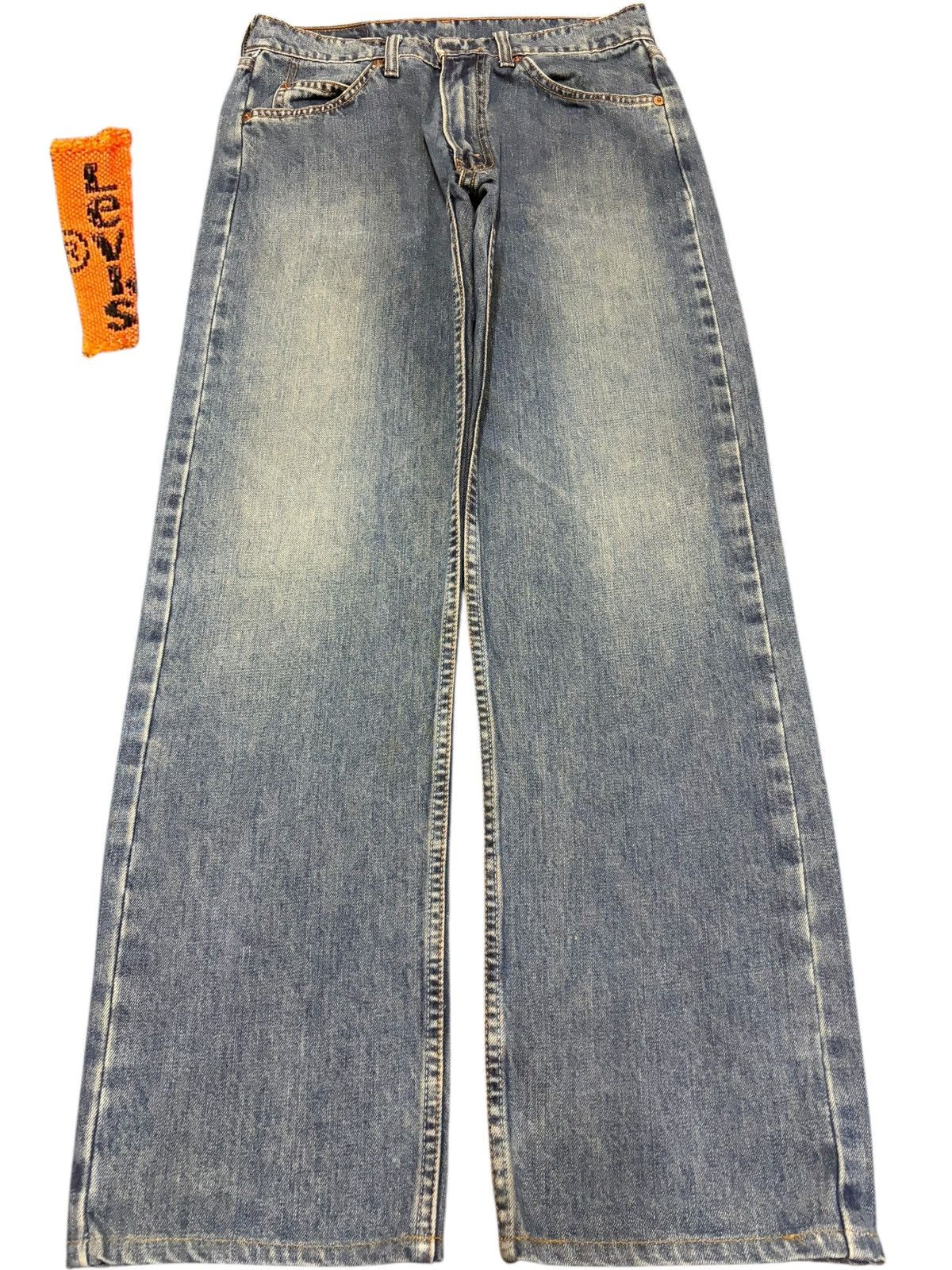 Levi's Vintage 90s Levis 612 Orange Tab Blue Wash Loose Jeans Size US 29 - 1 Thumbnail