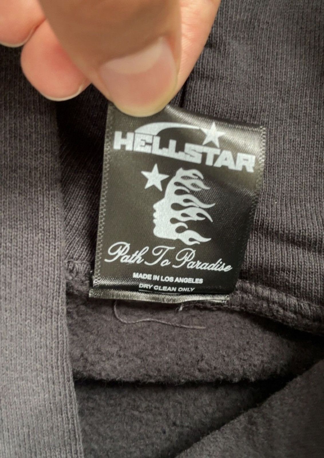 HELLSTAR Hellstar Studios Basic Logo Hoodie Faded Black Size US M / EU 48-50 / 2 - 4 Thumbnail