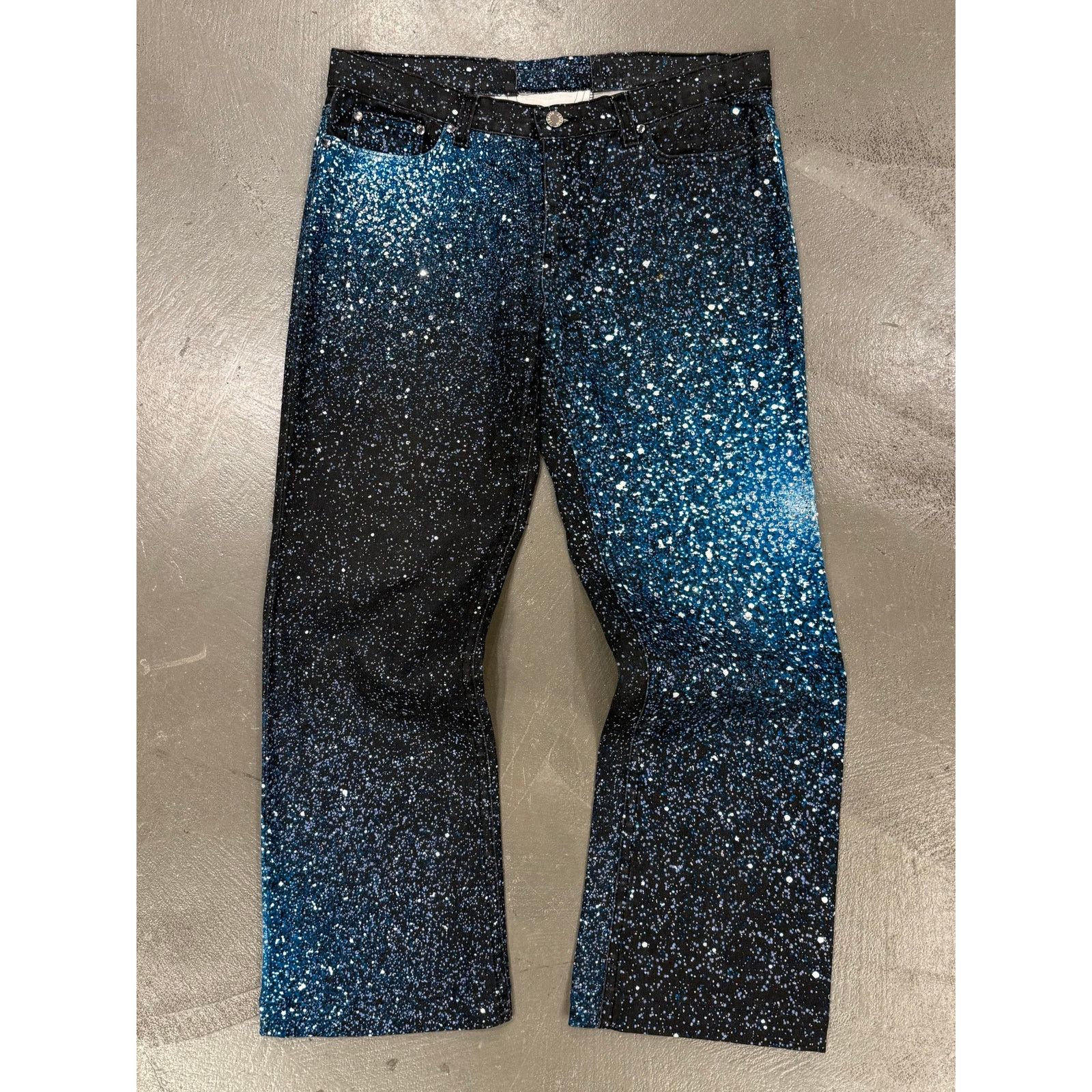 Roberto Cavalli 2000s Roberto Cavalli galaxy stars pants Size 33" - 1 Thumbnail