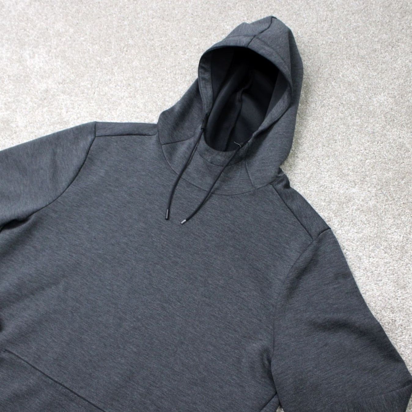 Vintage Skora Hoodie Mens Large Gray Qwick Dry Stretch Hooded Sweatshirt Pullover Size US L / EU 52-54 / 3 - 2 Thumbnail