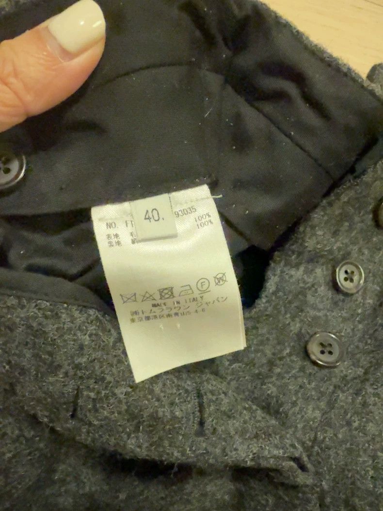 Thom Browne Thom Browne Gray wool trousers Size US 40 / EU 56 - 4 Thumbnail