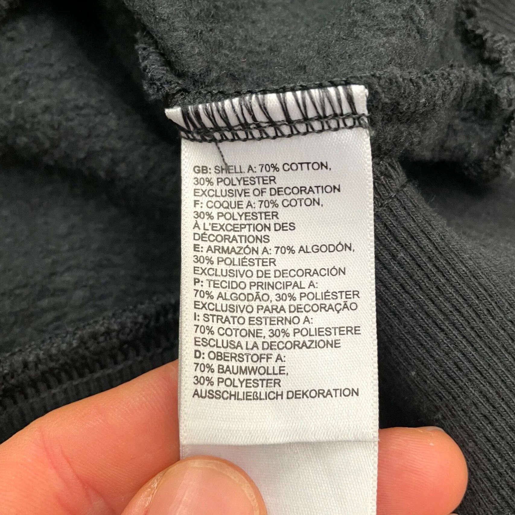The North Face The North Face Hoodie Small Black Pullover Fleece Graphic Sweatshirt Womens Size S / US 4 / IT 40 - 5 Thumbnail
