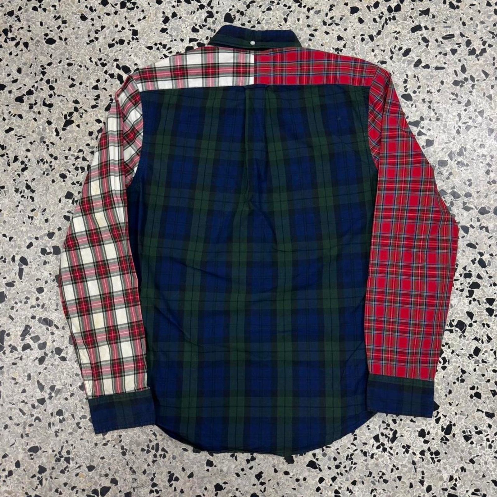 JCPenney × Vintage VINTAGE Y2K JCPENNEY PATCHWORK PLAID FLANNEL SHIRT: Size US M / EU 48-50 / 2 - 4 Thumbnail