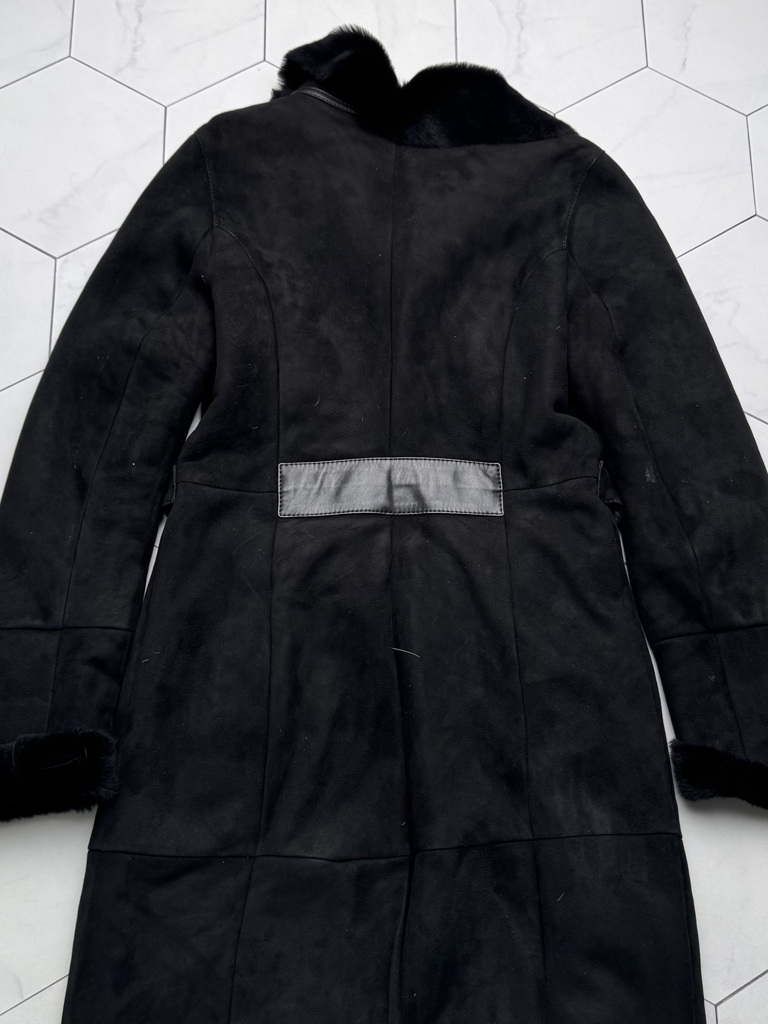 Vintage Vintage Real Sheepskin Coat With Belt(B409)E2D15 Size L / US 10 / IT 46 - 15 Thumbnail