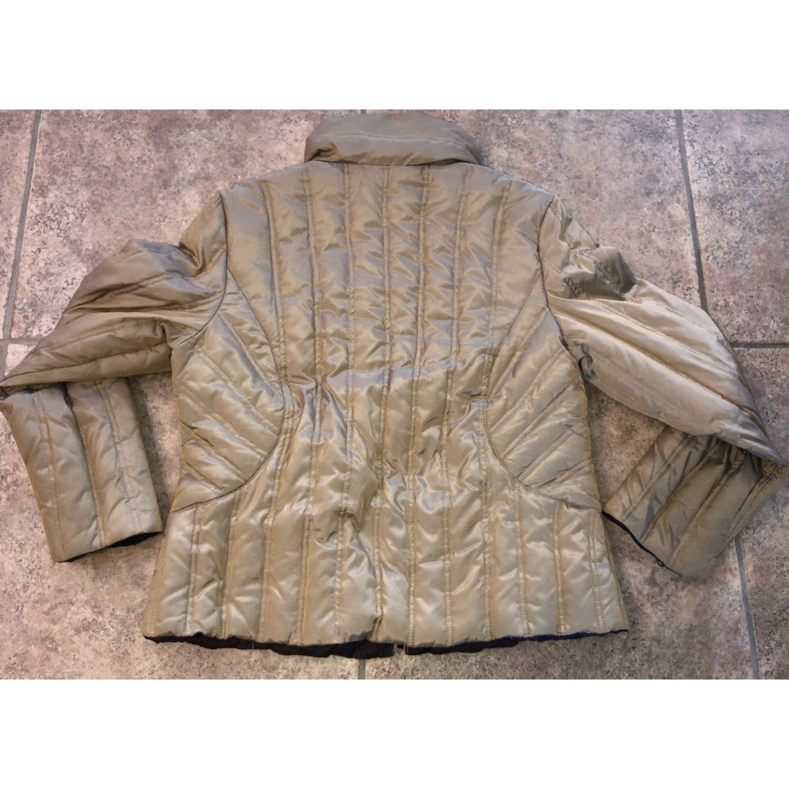 Michael Kors Michael Kors Womens Jacket Reversible Full Zip Brown Size L Size L / US 10 / IT 46 - 4 Thumbnail