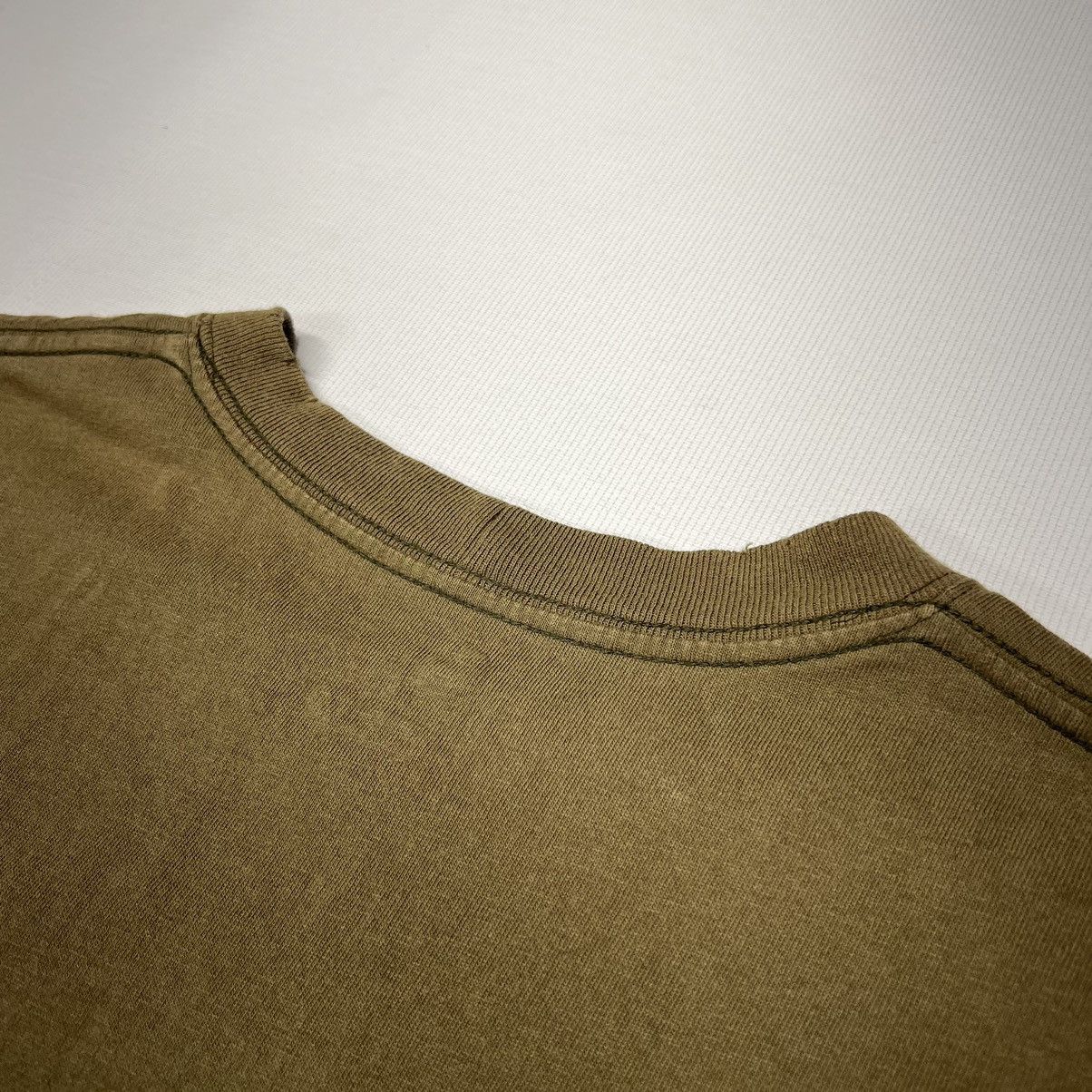 Carhartt Carhartt Tee Shirt Green Olive Original Fit Pocket Logo Size US XL / EU 56 / 4 - 12 Thumbnail