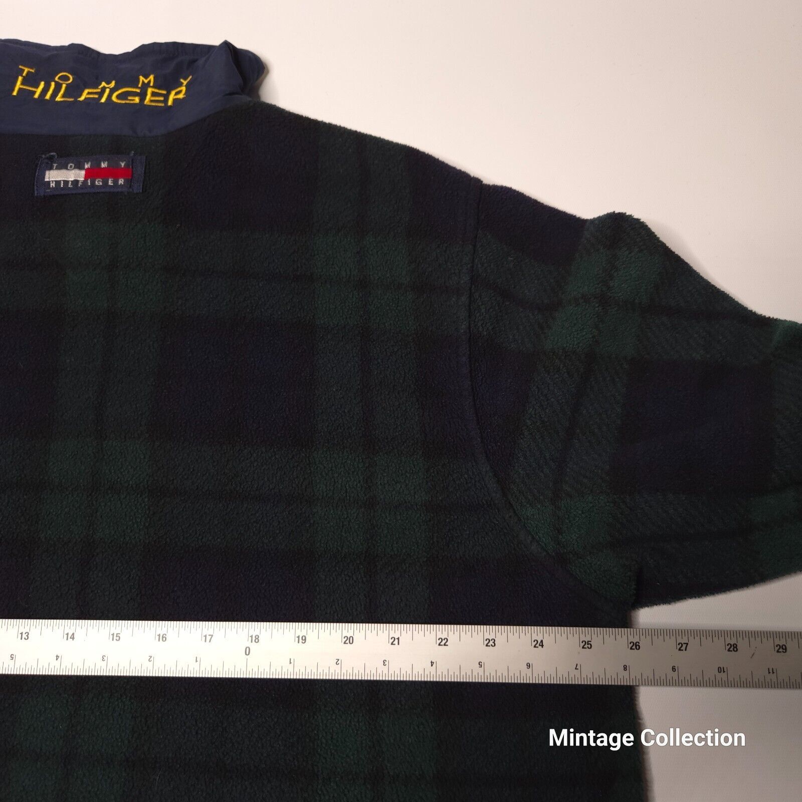 Tommy Hilfiger VINTAGE TOMMY HILFIGER GREEN PLAID TARTAN FULL ZIP JACKET XL Size US XL / EU 56 / 4 - 15 Thumbnail