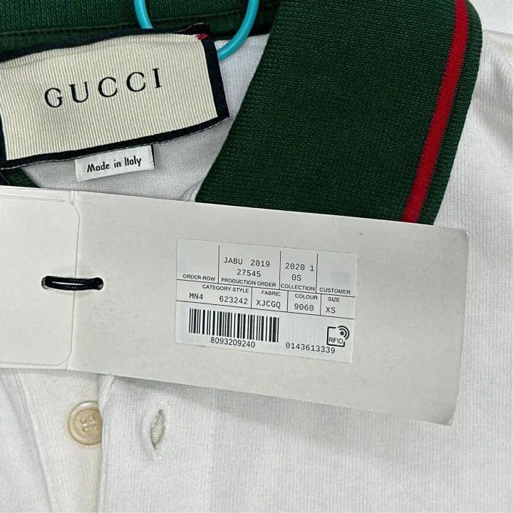Gucci Gucci GUCCI Striped Oversized Polo Shirt for Men -2506 Size US XS / EU 42 / 0 - 3 Thumbnail
