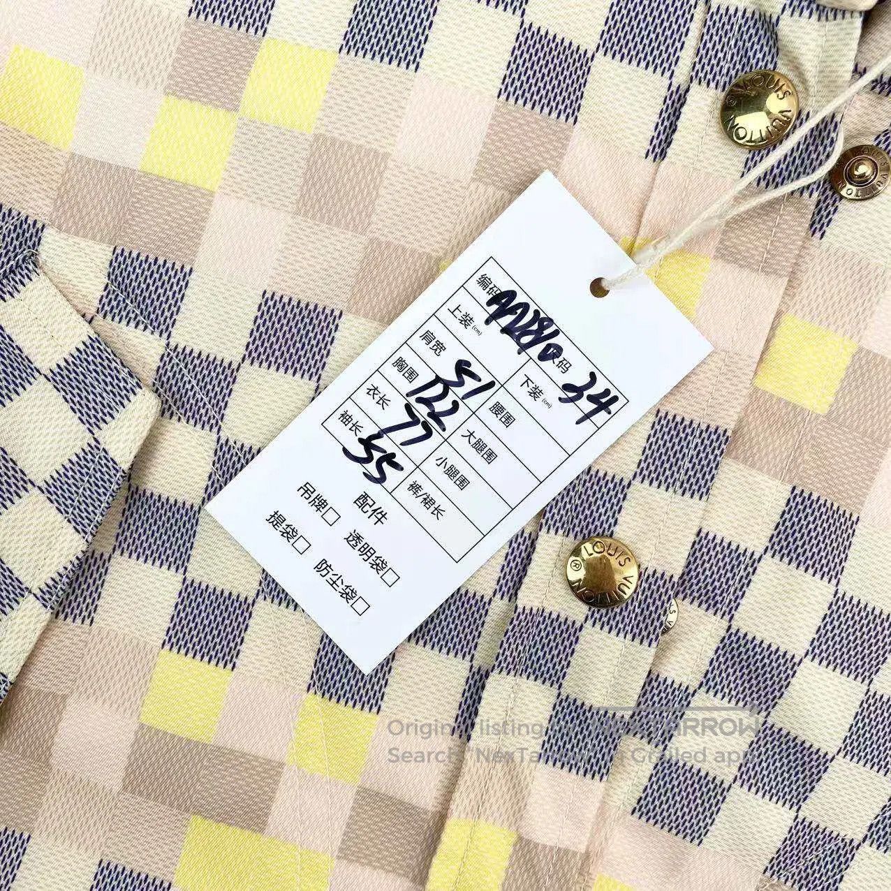 Louis Vuitton Louis Vuitton Checkerboard faction overcomes jacket jacket Size 4XL / US 24-26 - 6 Thumbnail