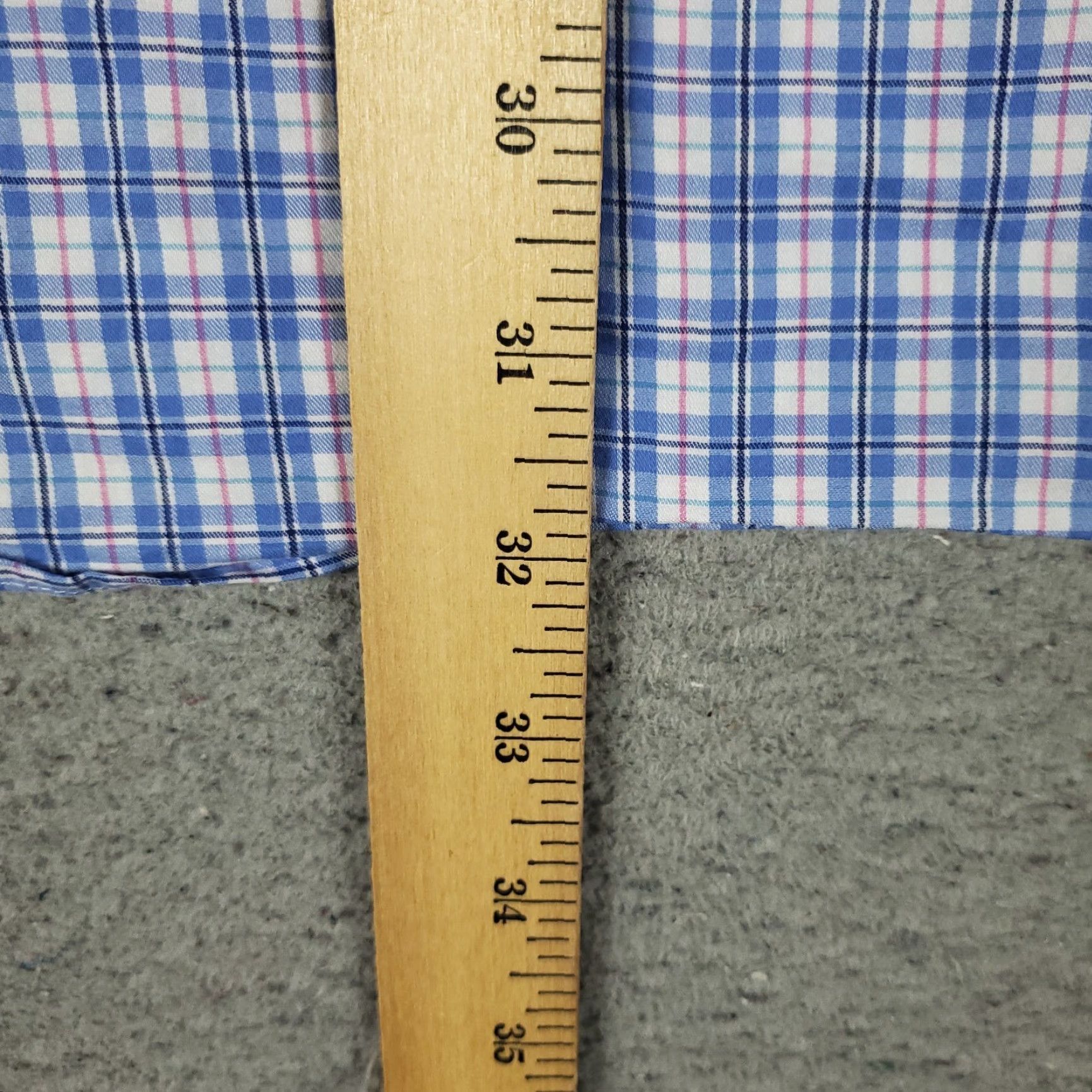 Ralph Lauren Ralph Lauren Shirt Mens 18.5 Performance Stretch Plaid Button Up Long Sleeve Dress Shirt Blue Size US XXL / EU 58 / 5 - 4 Thumbnail