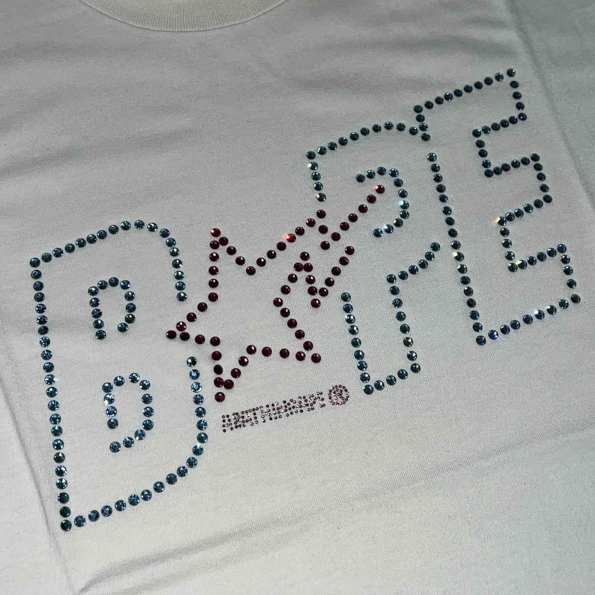 Bape 💥 OG Bape Store Aoyama Exclusive Swarovski Sta Tee 💥 Size US M / EU 48-50 / 2 - 5 Thumbnail
