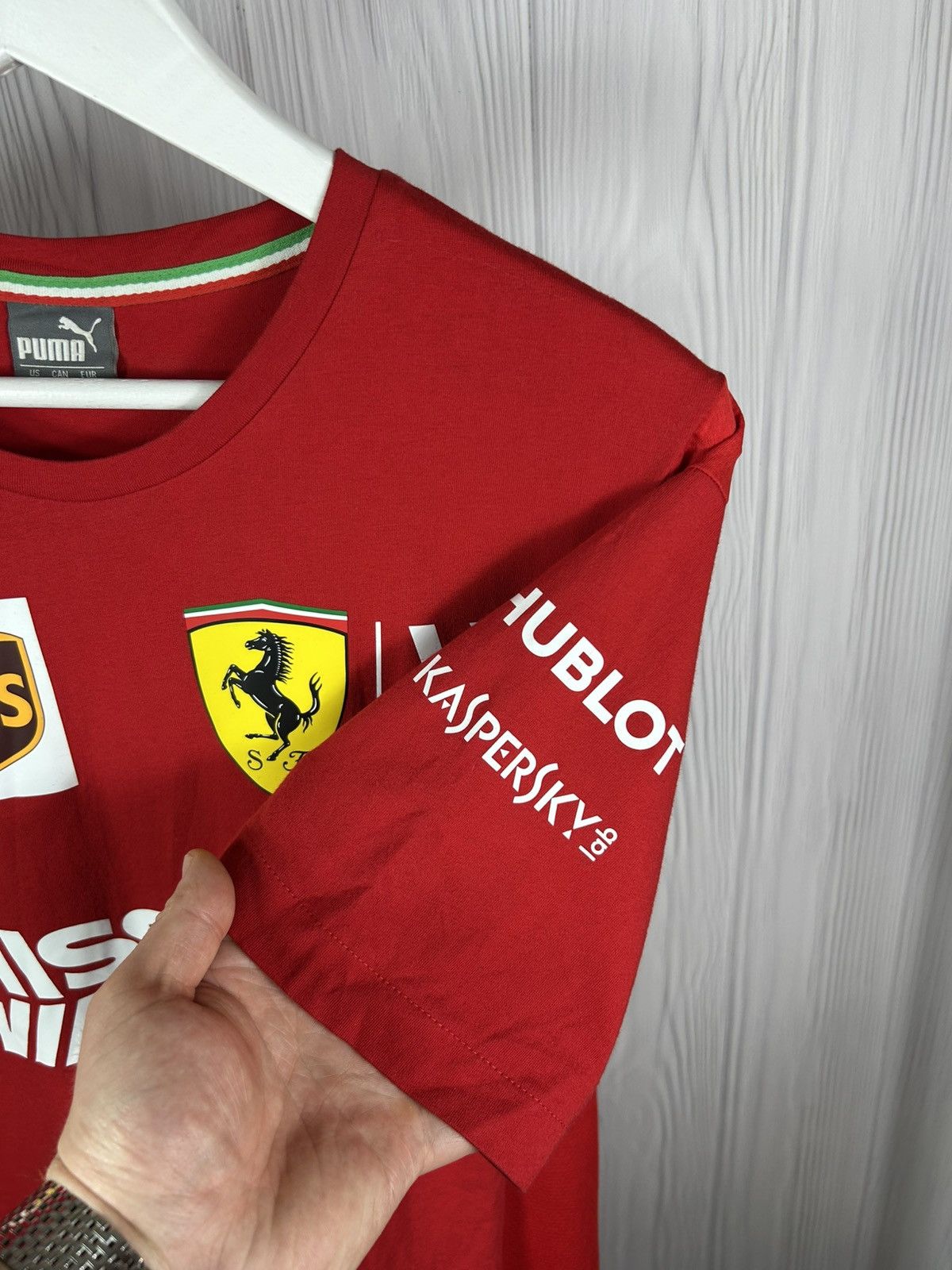 Ferrari × Puma Scuderia Ferrari Puma Mission Team F1 T-Shirt Size M Size US M / EU 48-50 / 2 - 6 Thumbnail