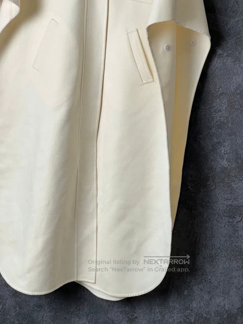 Valentino Valentino White cape coat with a hood of midi length Size S / US 4 / IT 40 - 4 Thumbnail