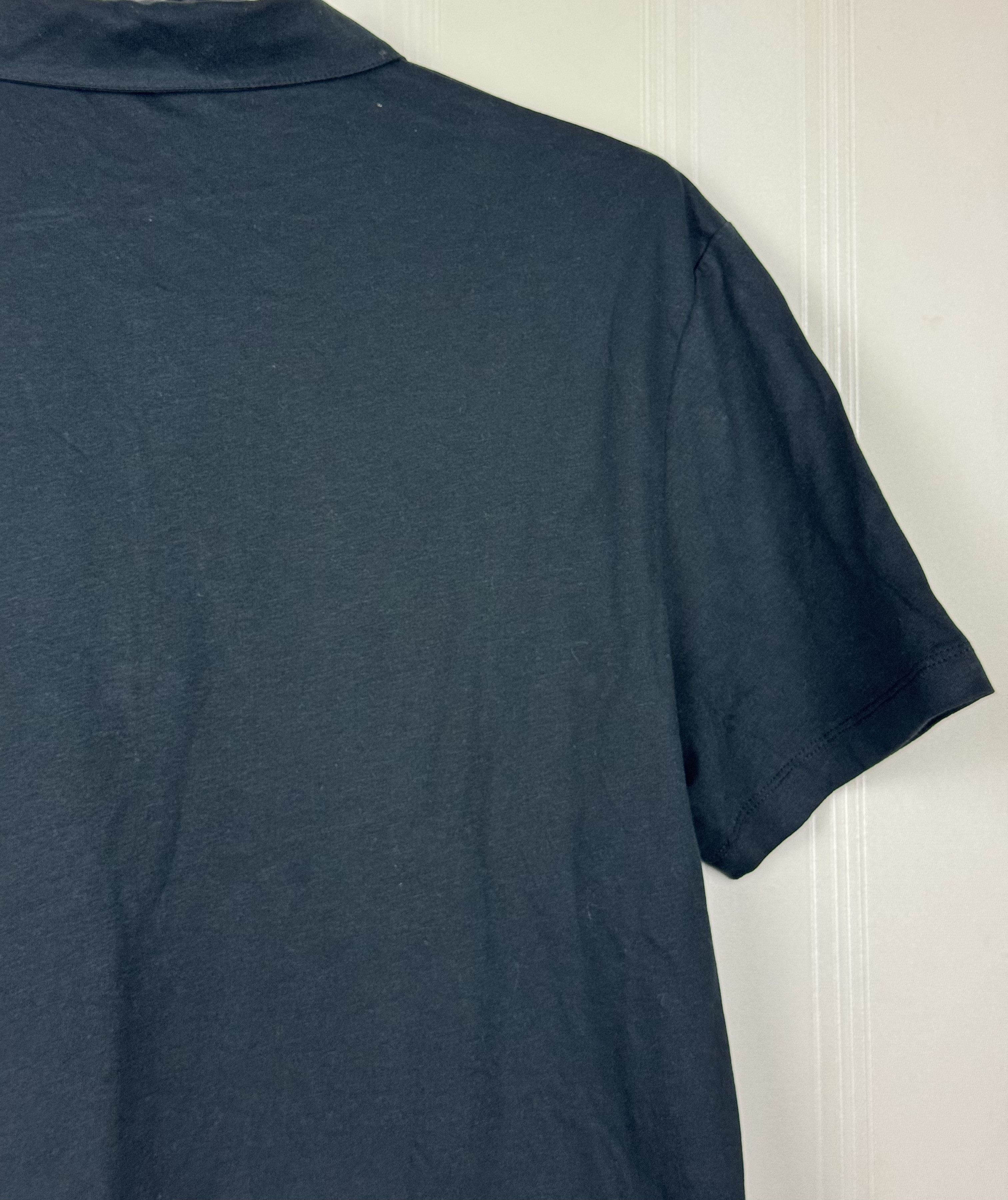 Allsaints AllSaints Black Logo Polo Size L 100% Cotton Size US L / EU 52-54 / 3 - 9 Thumbnail