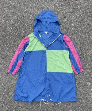 Comme des Garcons × Comme des Garcons SHIRT × Japanese Brand Comme des Garçons Extra Long Color Block Oversized Raincoat Size US S / EU 44-46 / 1 - 5 Thumbnail