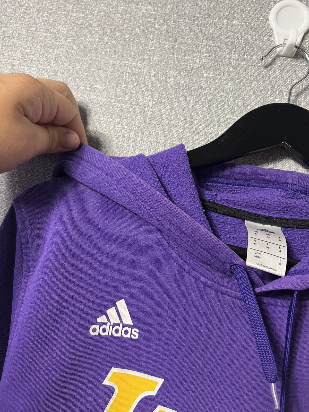 Adidas Adidas x NBA x Kobe Bryant #24 Big Logo Hoodie Lakers Size M Size US M / EU 48-50 / 2 - 11 Thumbnail
