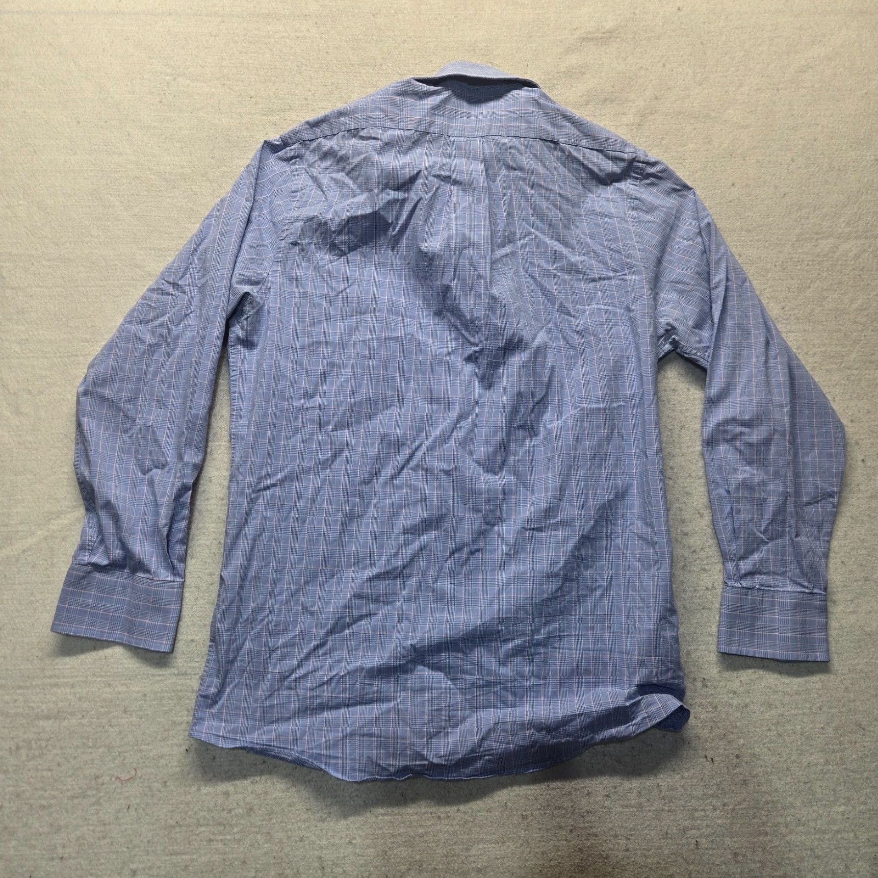Chaps VINTAGE? Chaps Blue Plaid Shirt Stretch Regular Fit Men 15" 32/33" Blue ChecK Shirt 15 Mens Size US M / EU 48-50 / 2 - 6 Thumbnail