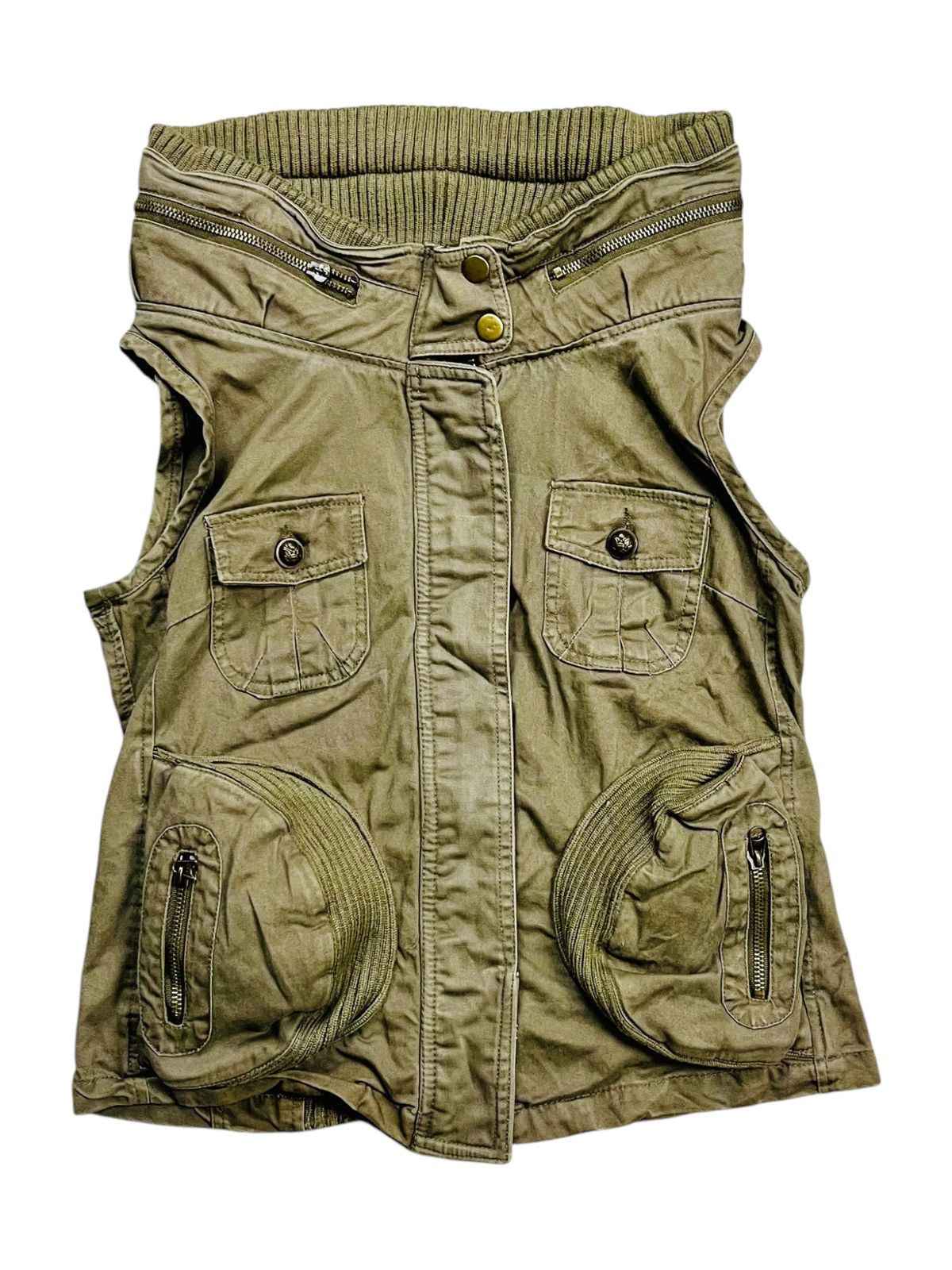 If Six Was Nine 2000s Ingni - Apocalypse Cyber Vest Size US M / EU 48-50 / 2 - 1 Thumbnail